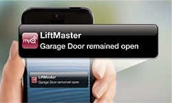 Recieve notifications to your smartphone with LiftMaster MyQ